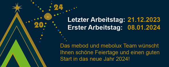 Weihnachtsurlaub mit letzten und ersten Arbeitstag